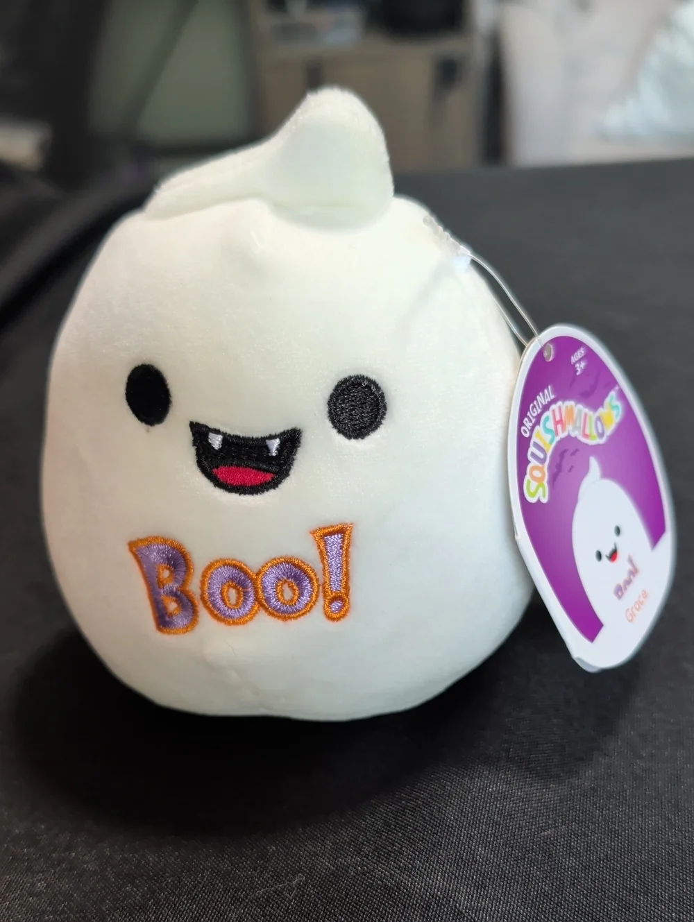 Squishmallows White Ghost Plush 